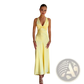 Elegant Backless Satin A-line Maxi Dress