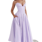 Elegant Black Strapless Flared Midi Dress