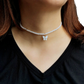Elegant Pearl Butterfly Charm Choker Necklace