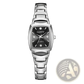 Elegant Rectangular Quartz Watch with Diamond Accents