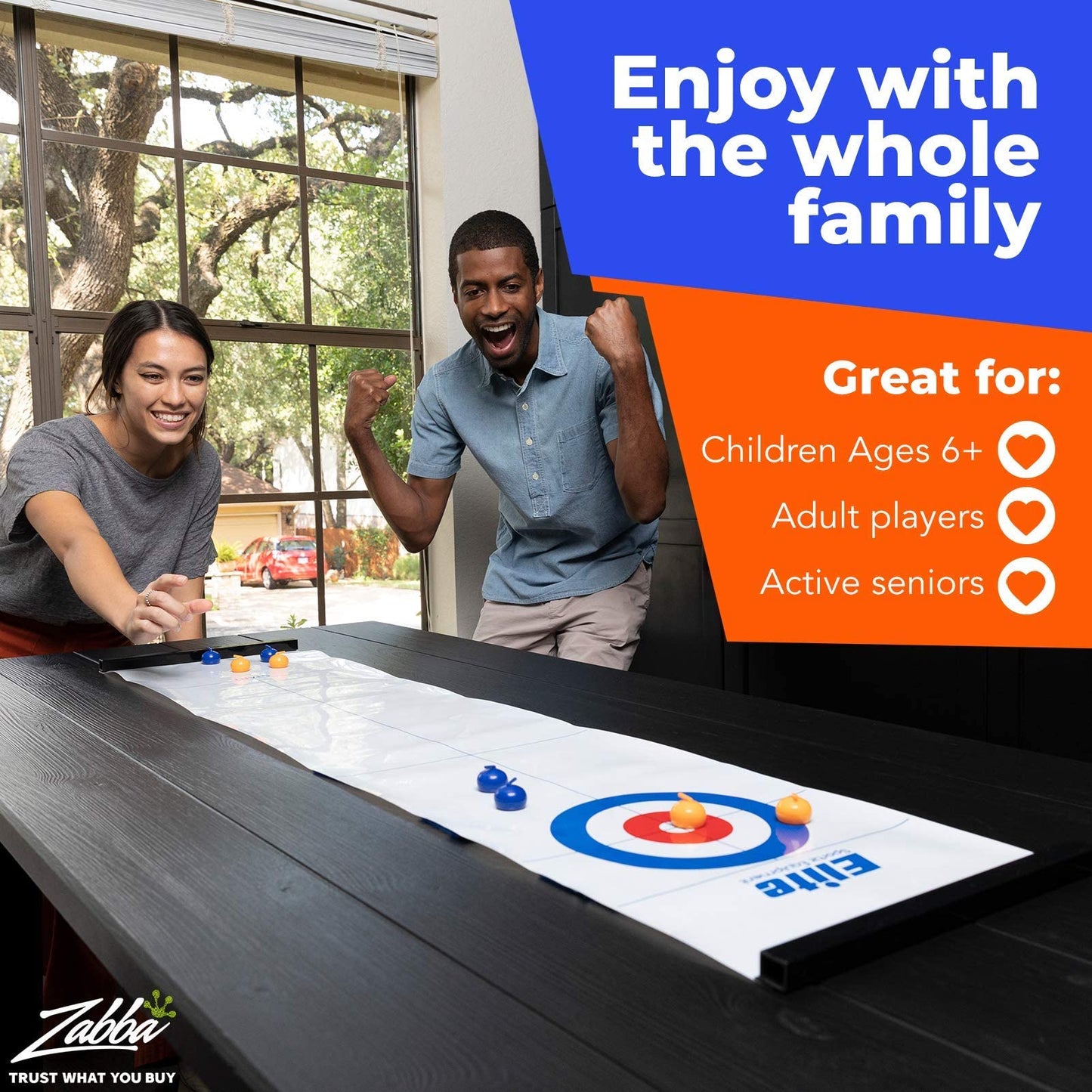 Elite Sportz Curling Game - Tabletop Fun