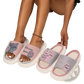 Embroidered Cat Cartoon Unisex Anti Slip Slide Slippers