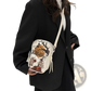Embroidered Halloween Floral and Pumpkin Crossbody Bags