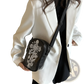 Embroidered Halloween Floral and Pumpkin Crossbody Bags