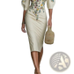 Embroidered off Shoulder Floral Puff Sleeve Dress