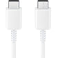 Samsung EP-DA705BWEGWW USB Type-C केबल, USB Type-C के लिए, 1 मी, 60 W, सफ़ेद