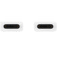 Samsung EP-DA705BWEGWW USB Type-C केबल, USB Type-C के लिए, 1 मी, 60 W, सफ़ेद