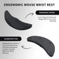 Ergonomic Silicone Gel Mouse Wrist Rest with Gliding Base