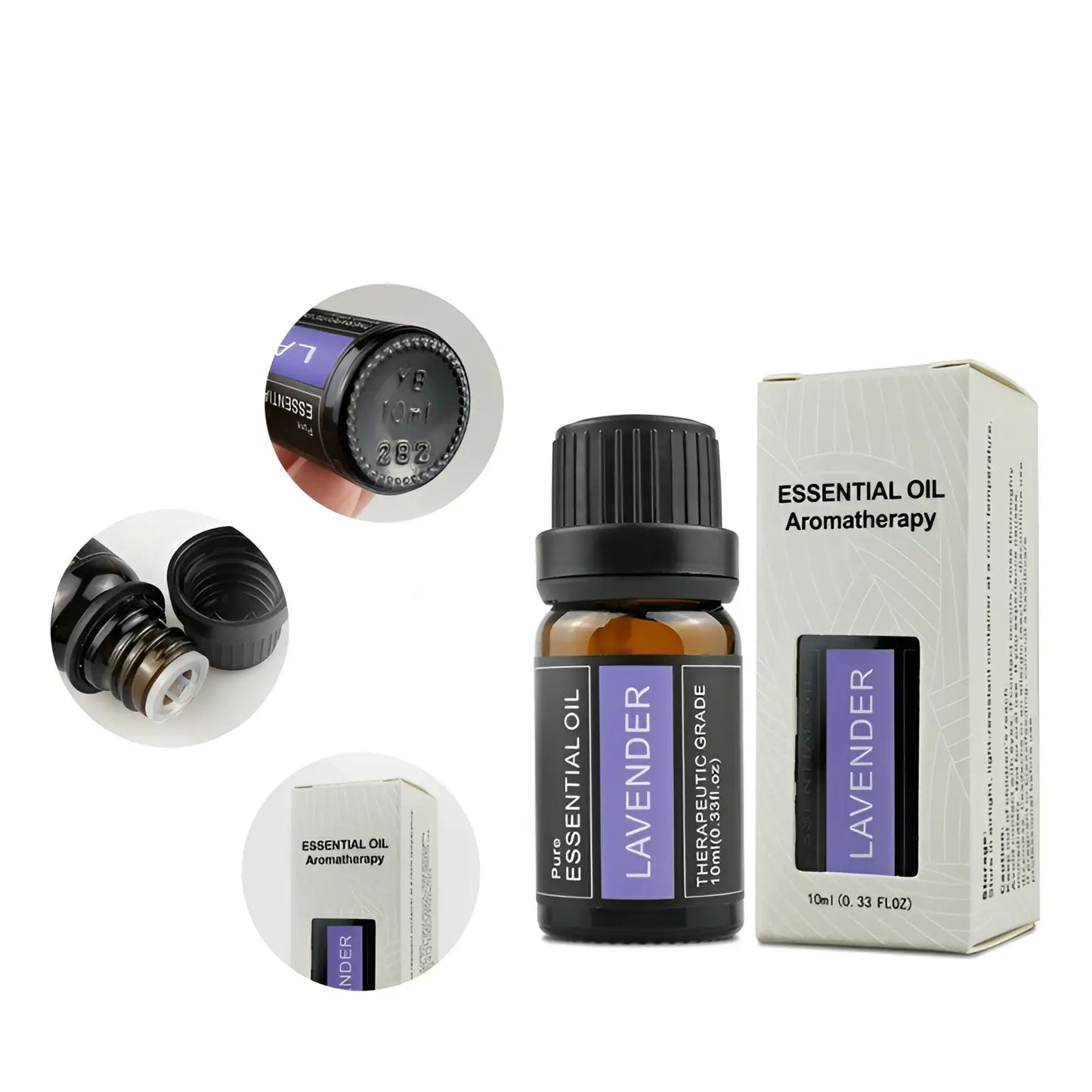 Essential Oil Aromatherapy Set 10ml Fragrance Box