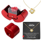 Eternal Rose Apple Jewelry Box with Hidden Necklace Drawer