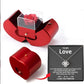 Eternal Rose Apple Jewelry Box with Hidden Necklace Drawer