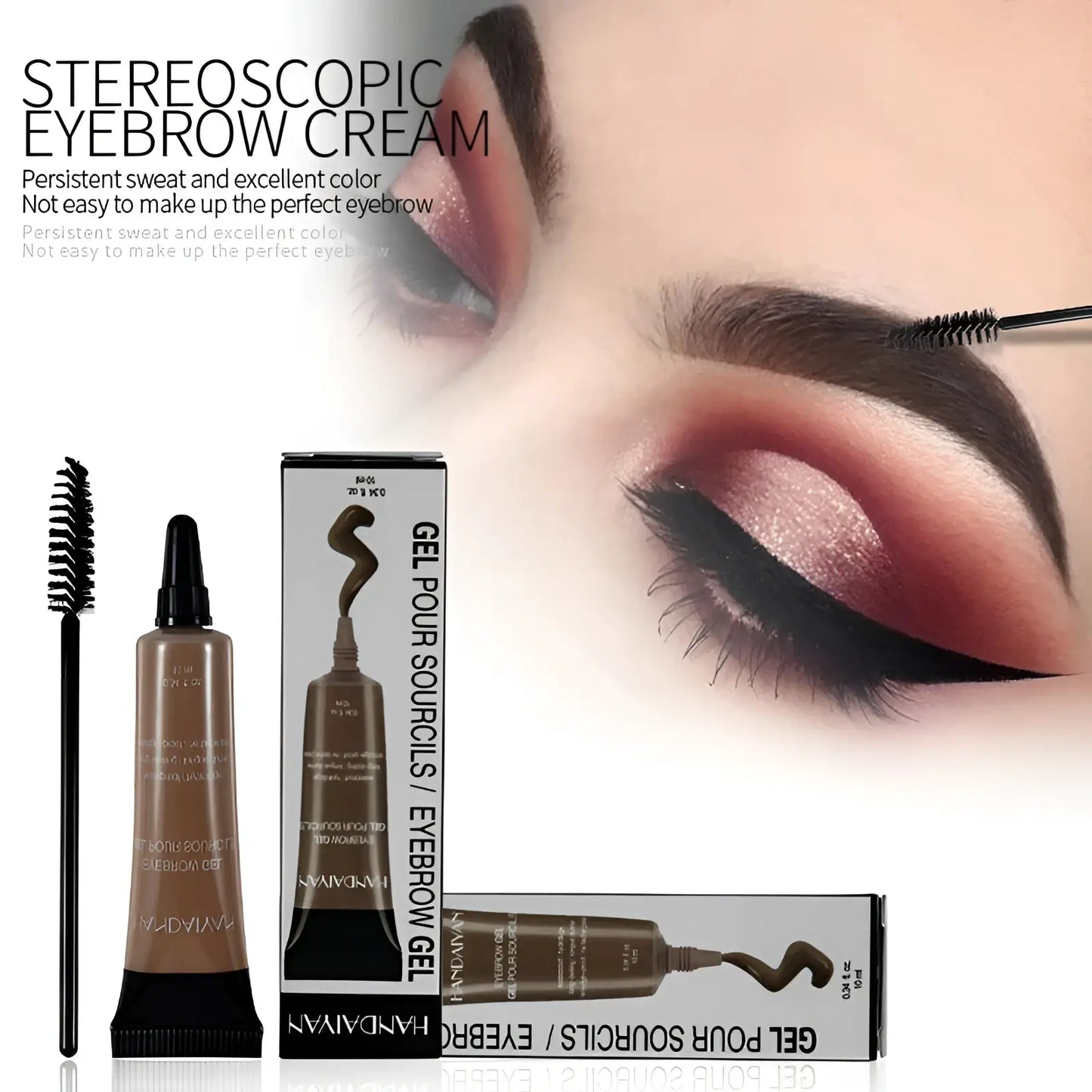 Eyebrow Henna Gel Waterproof Liquid Tint Tattoo Kit