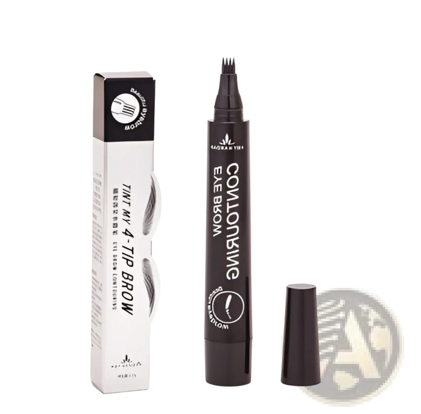 Eyebrow Pencil Waterproof Long Lasting 4 Claw Pen