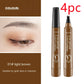 Eyebrow Pencil Waterproof Long Lasting 4 Claw Pen