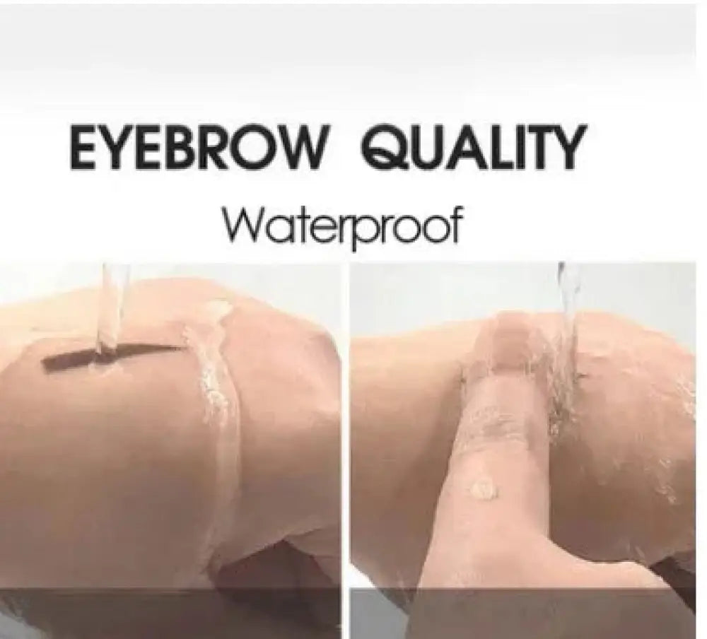 Professional Waterproof Eyebrow Stamp and Stencil Kit