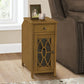 Accent Side Table with Storage Drawer - Taupe