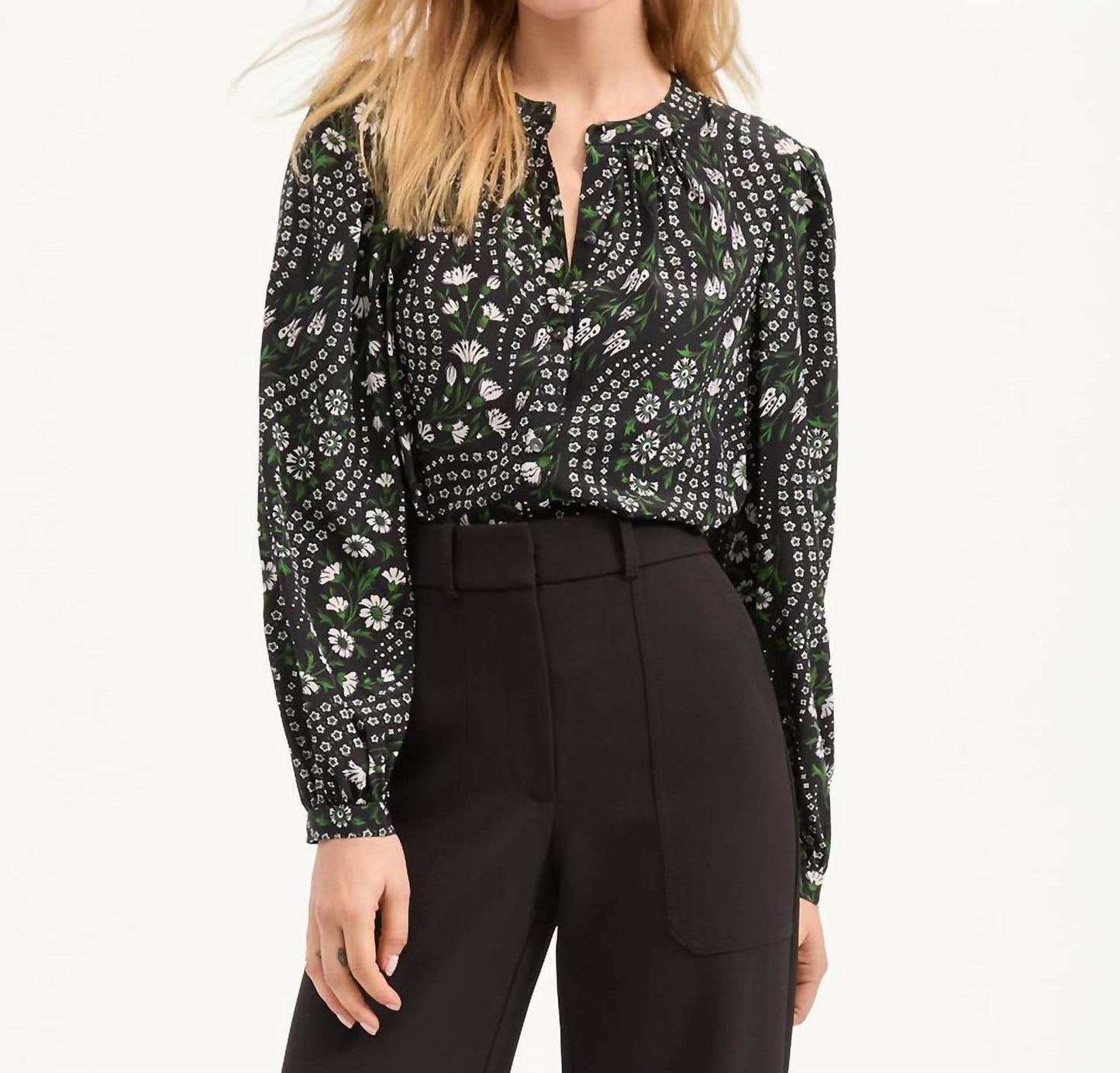 Veronica Beard - Ashlynn Silk Blouse