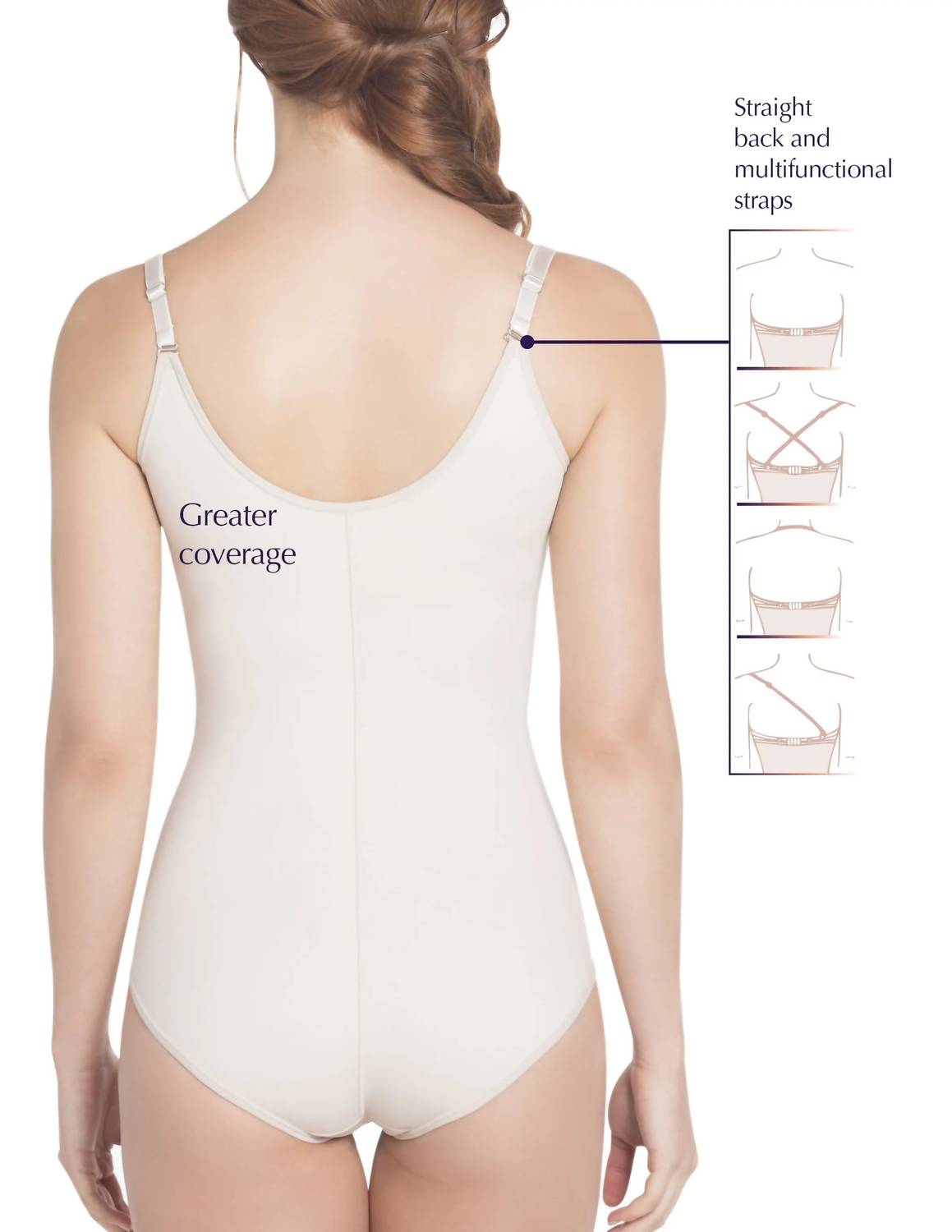 Siluets - Slimming Braless Classic Panty Body Shaper With Latex