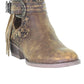 Circle G - Women's Fringe Harness Shortie Boot