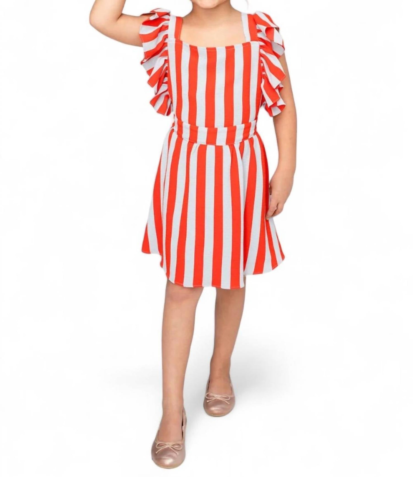 Buddylove - Girl's Shiloh Flutter Sleeve Dress