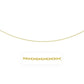 2.5mm 14k Yellow Gold Pendant Chain with Textured Links