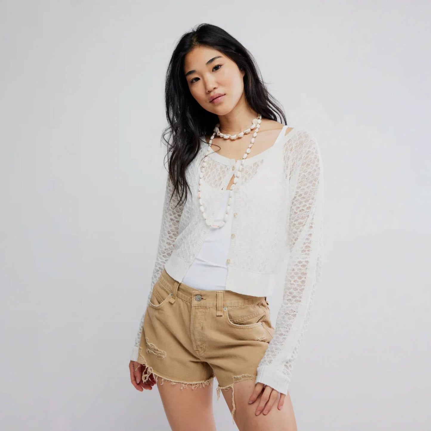 Free People - Maris Fine Gauge Cardigan