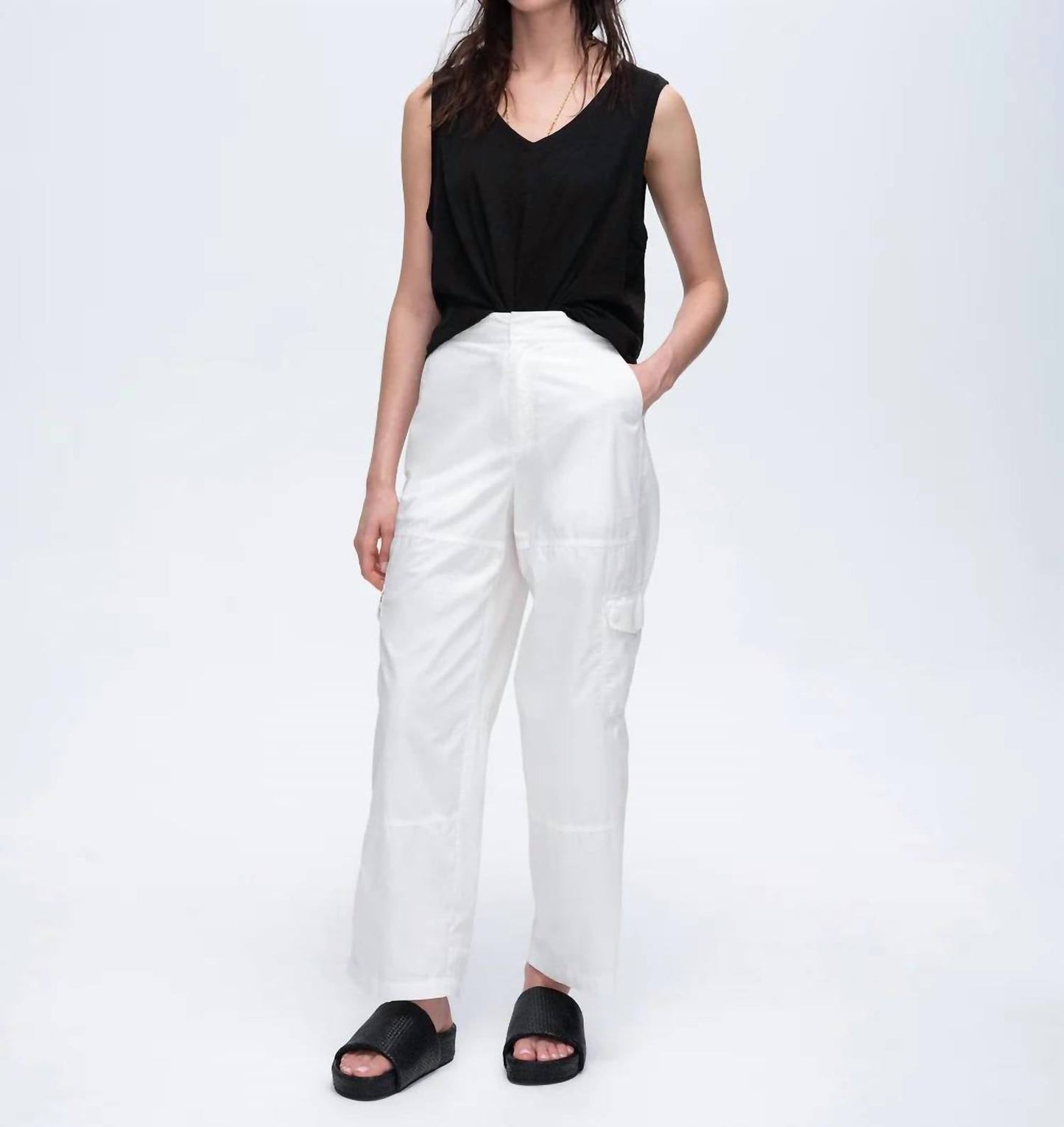 Atm - Cotton Poplin Cargo Pant