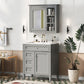 Bathroom Vanity With Medicine Cabinet and Storage