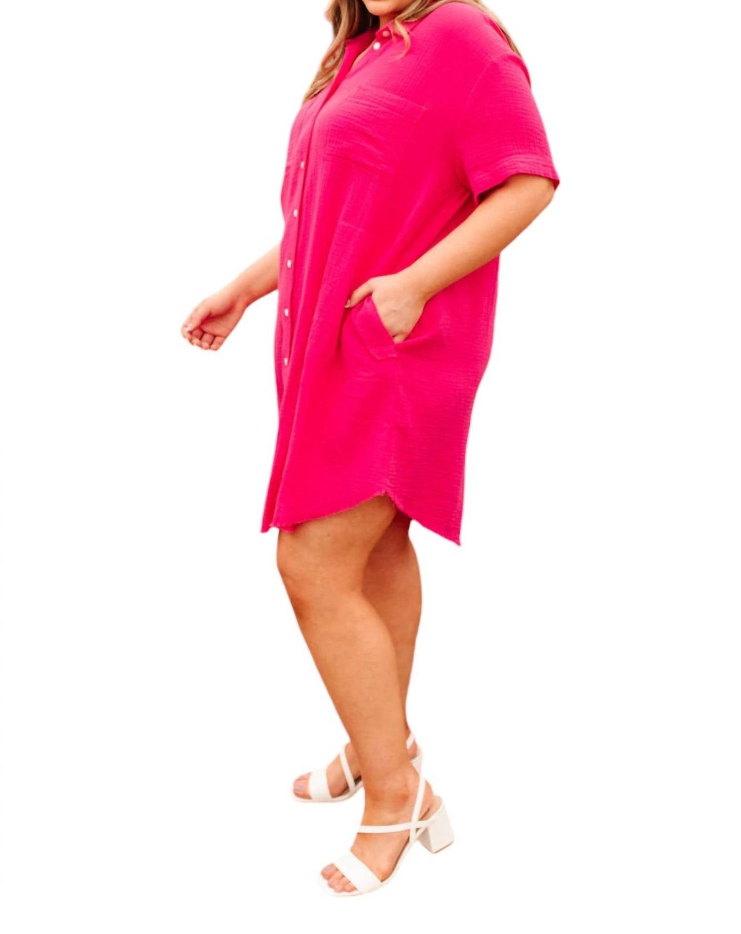 143 Story - Lively Spirit Button Up Dress