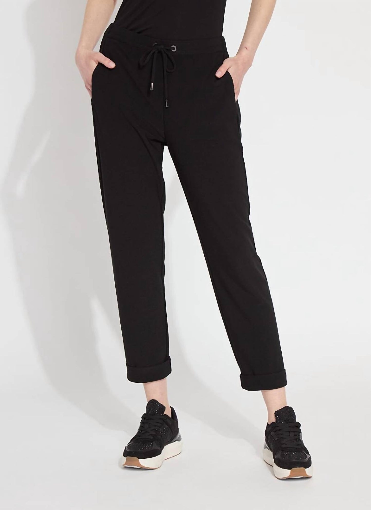 Lysse - Julia Stretch Crepe Cuffed Jogger