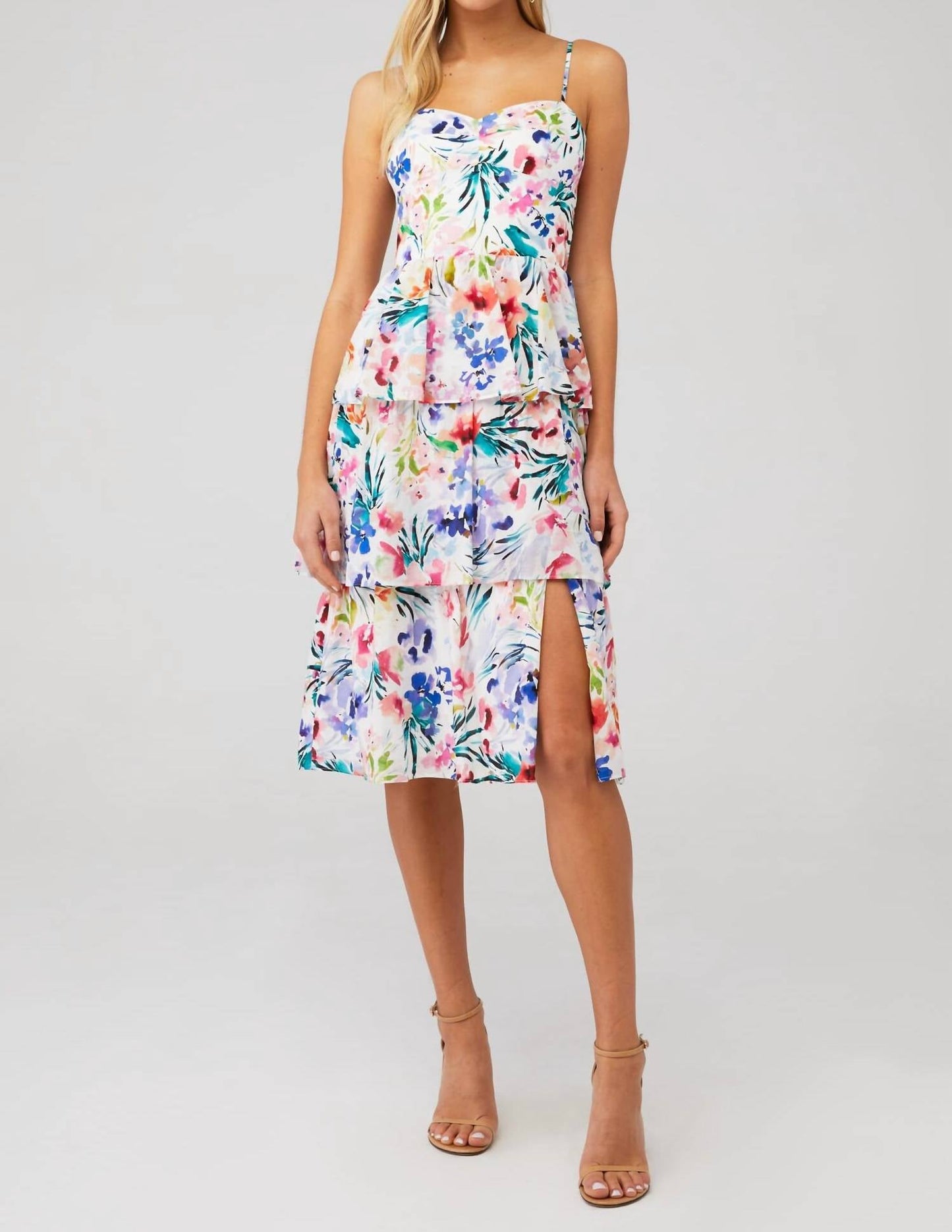 Amanda Uprichard - Rosalia Colorful Midi Dress
