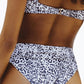 Soah - RILEY LEOPARD-PRINT BUSTIER UNDERWIRE BIKINI TOP
