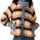 Steve Madden - Kaylen Wool Blend Plaid Mixed Media Jacket