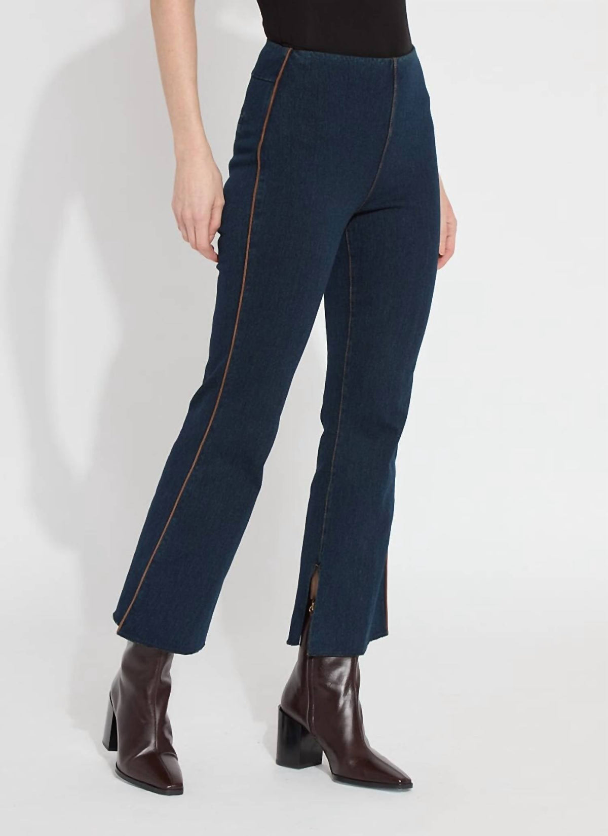Lysse - Eloise Slim Flare Pant With Piping