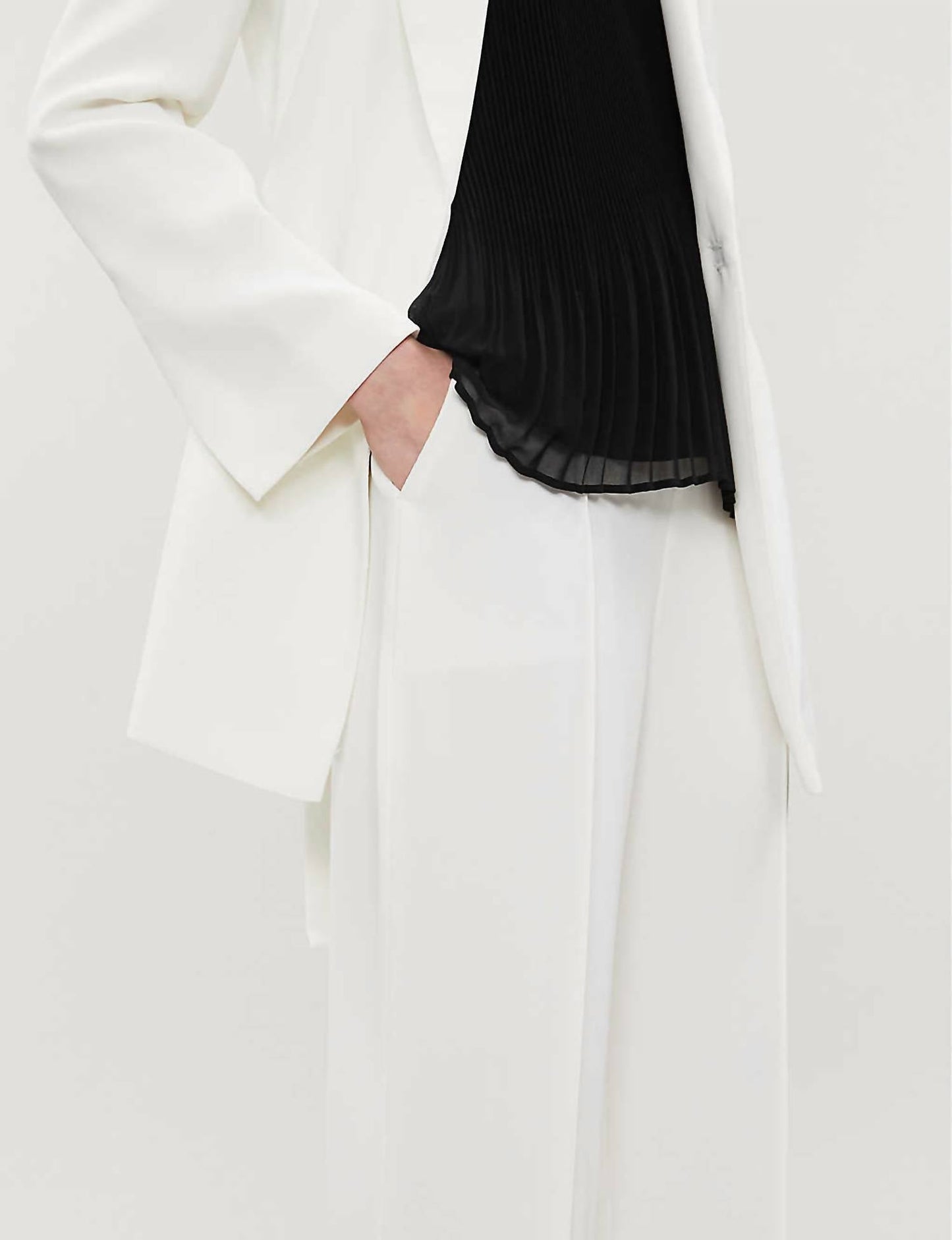 Topshop - High Rise Woven Suit Pants