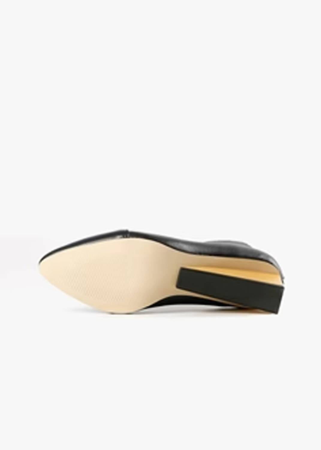 All Black - Women's Square Wedge Shootie