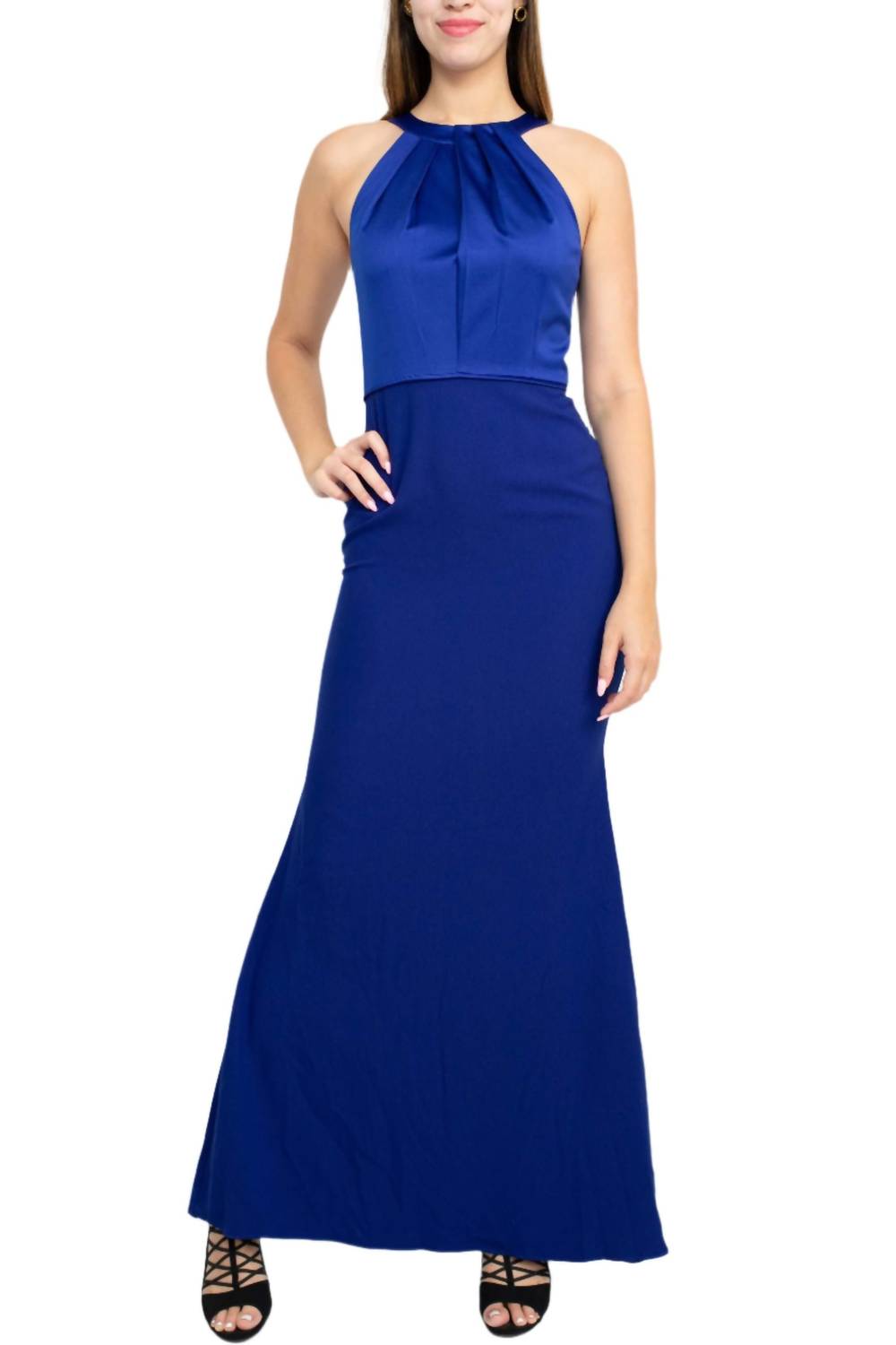Adrianna Papell - Halter Neck Sleeveless Dress