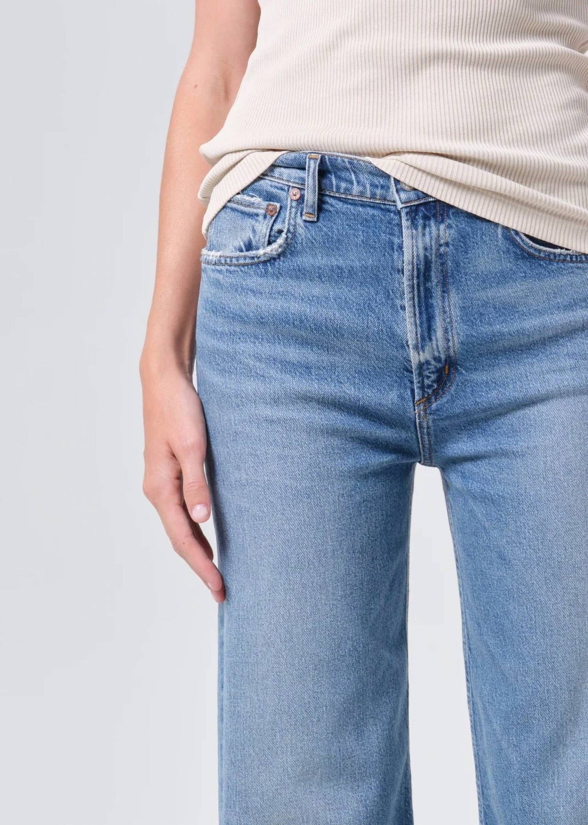 Agolde - Women's Ren Wide Leg Jeans