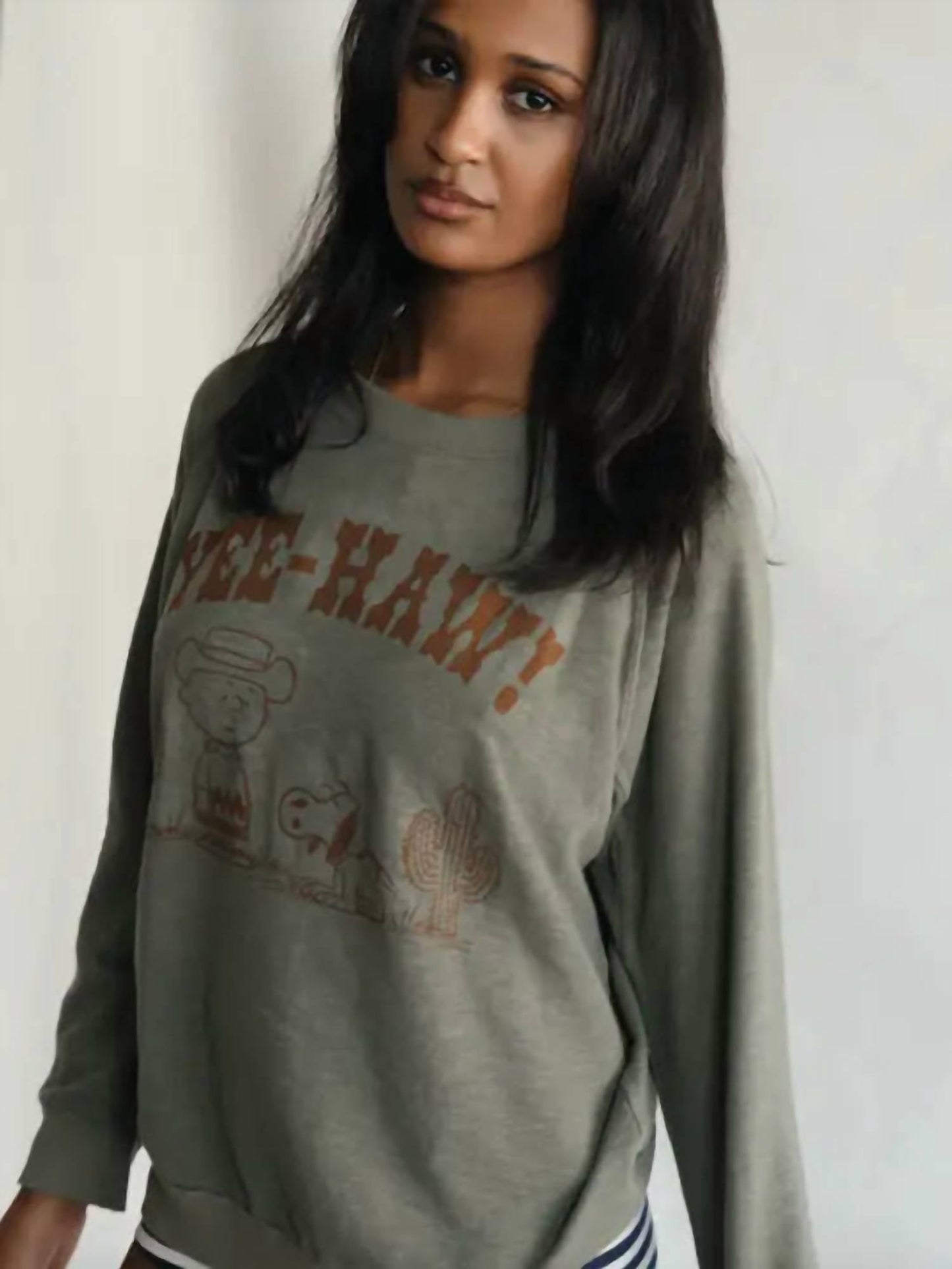 People Of Leisure - Peanuts "yee-haw" Pullover
