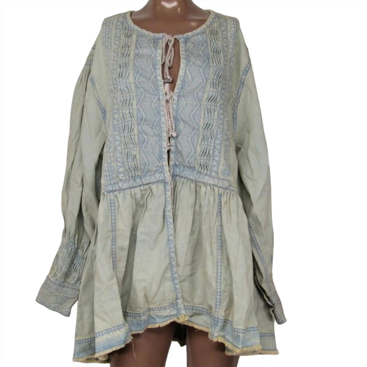 Free People - Sweet Summer Bed Front Tie Long Jacket