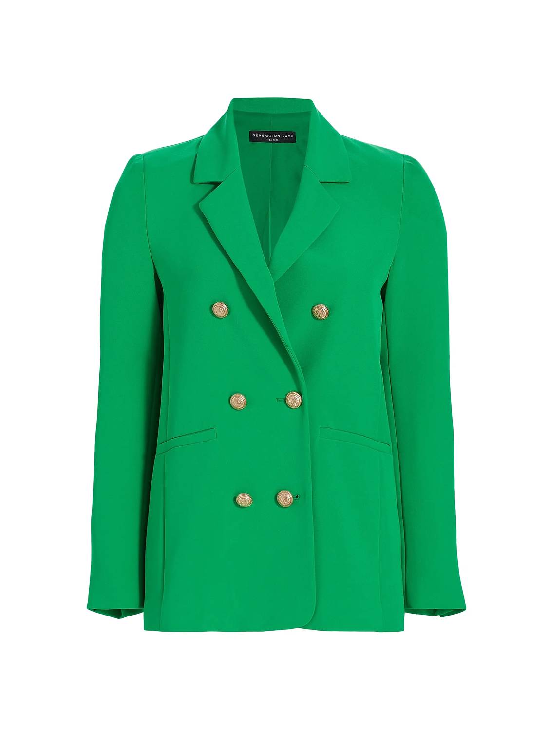 Generation Love - Leighton Double-breasted Crepe Blazer