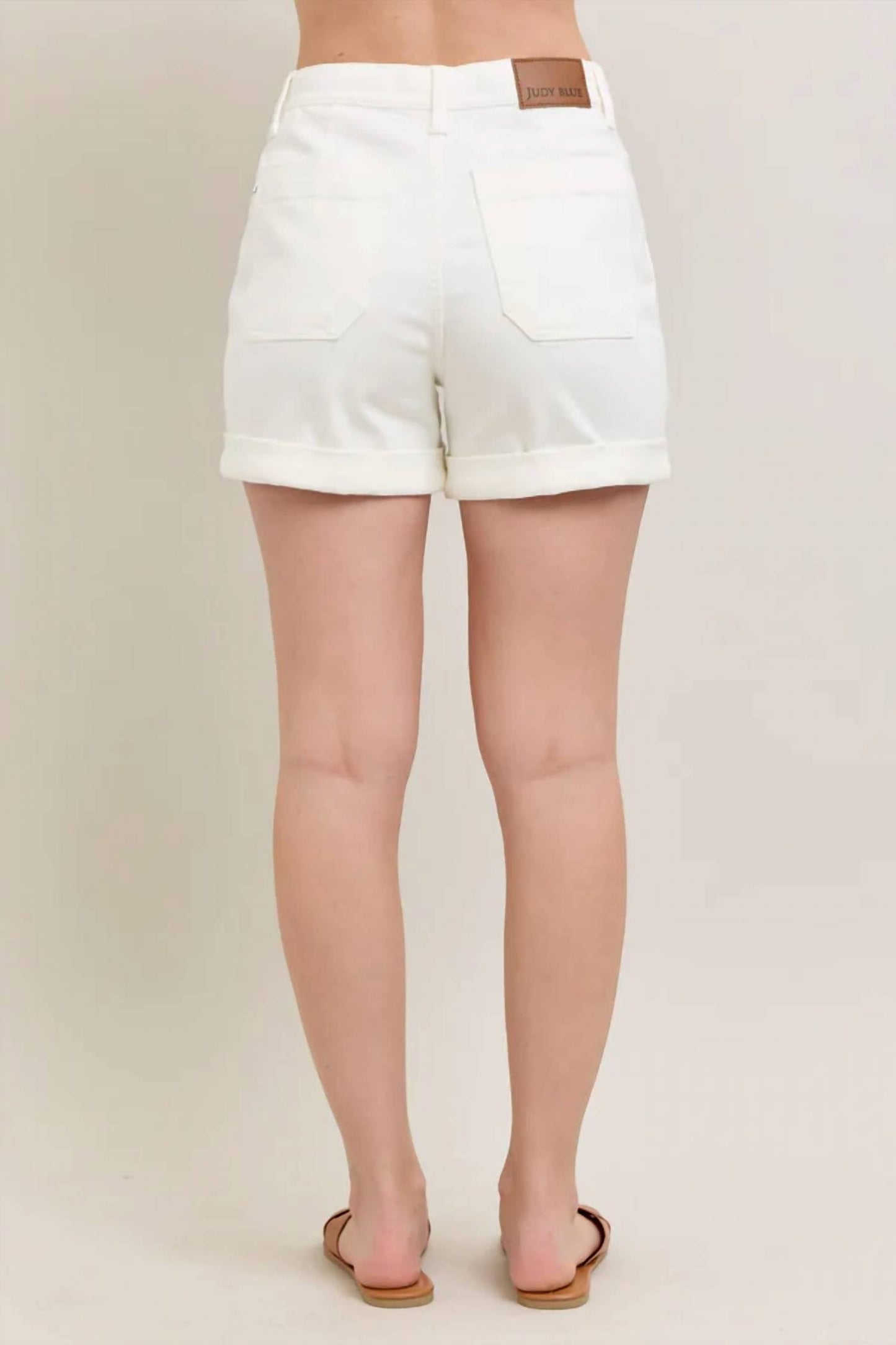 Judy Blue - High Waist Cuff Jogger Shorts