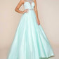 Mac Duggal - SCOOP NECK BEADED BALL GOWN
