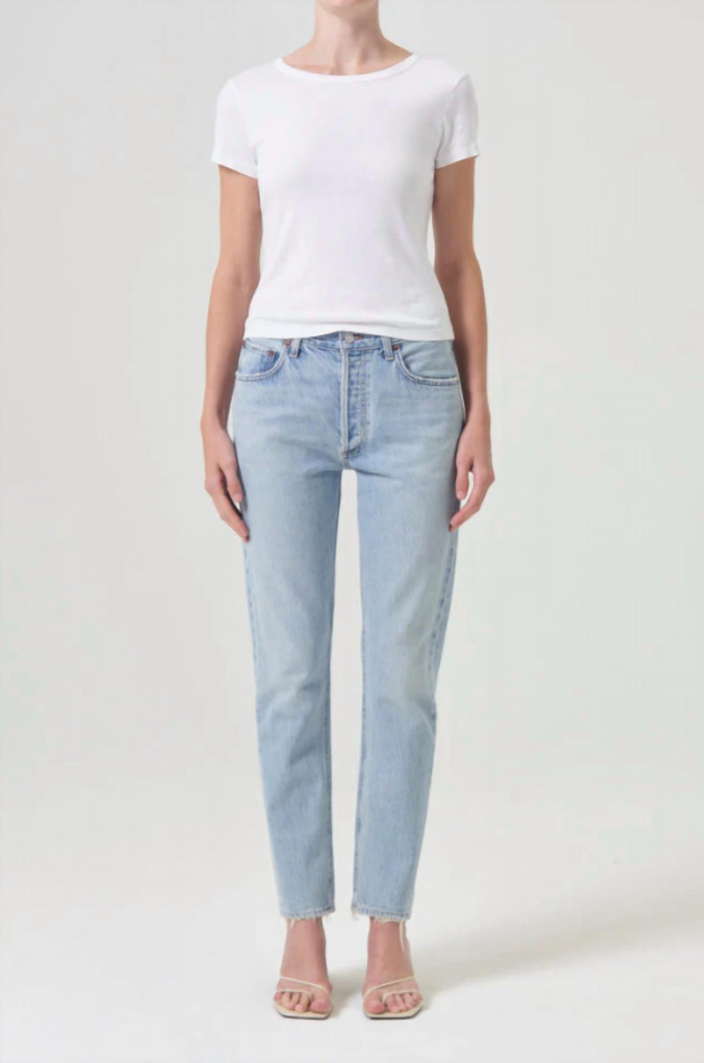 Agolde - Women's Austin Mid Rise Tapered Slim Jean