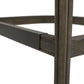 Paris 26.5' Farmhouse Counter Height Bar Stool with Backrest