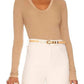 Enza Costa - Silk Knit Long Sleeve U Top
