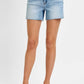 Risen - Crissy Side Slit Denim Shorts