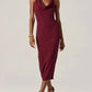 Astr - Alanna Halter Cowl Neck Dress