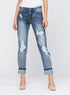 judy-blue-destroy-bleach-splatter-boyfriend-jeans