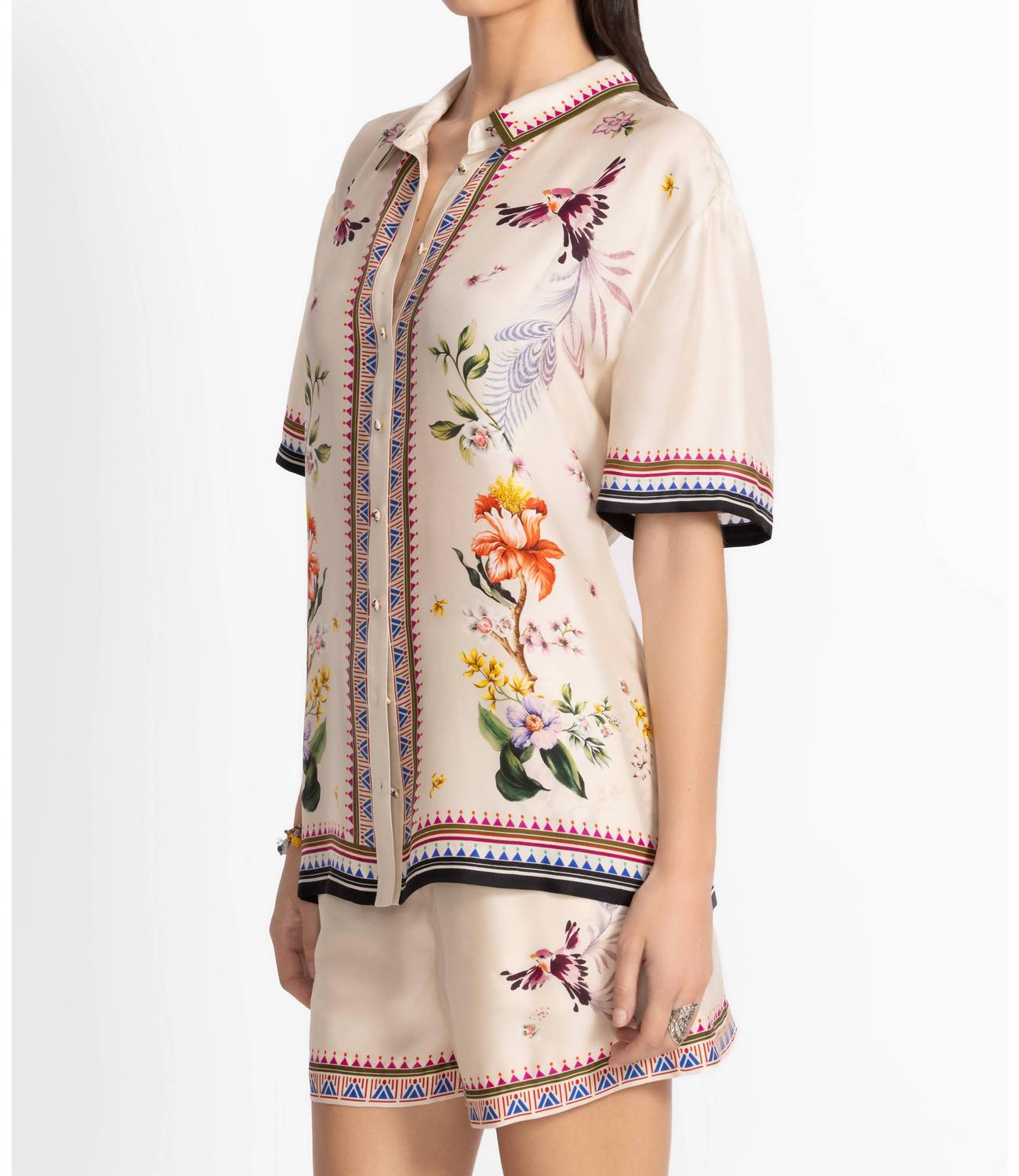 Johnny Was - Ophelia Button Down Camp Shirt